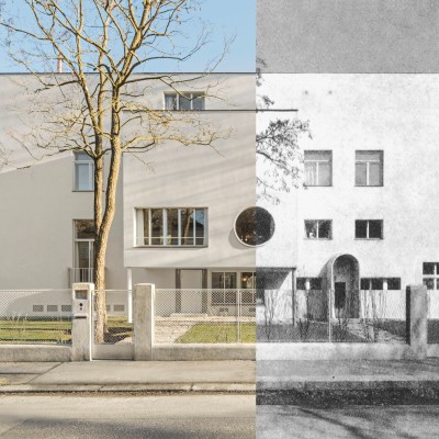 Fotomontage: Herta Hurnaus 2025/Julius Scherb 1930